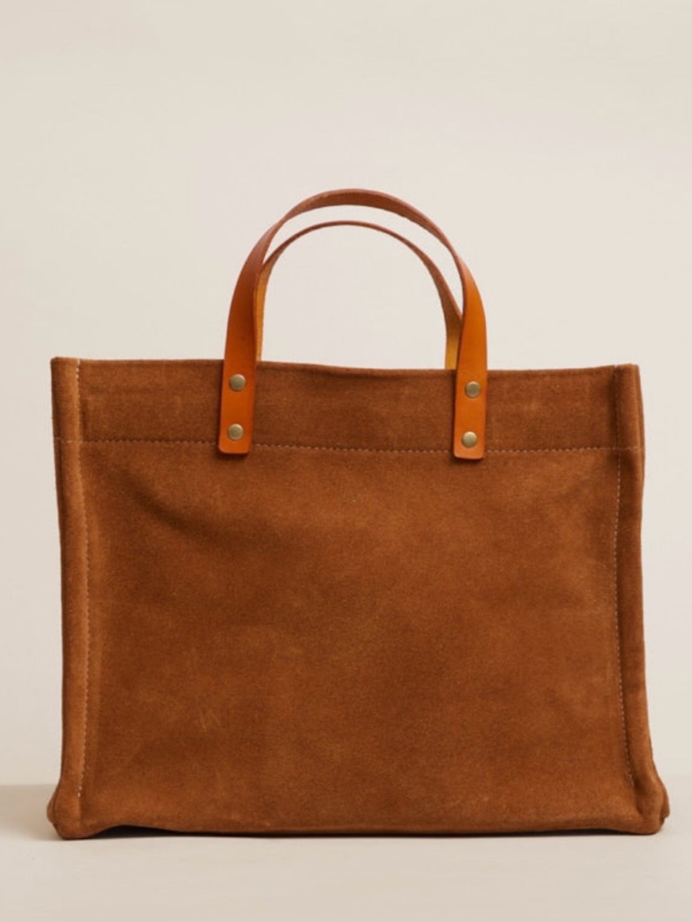 Parker Thatch Medium Mimi Suede Tote w one flowered strap (not blue strap).